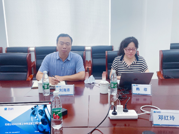 黨委副書記、總經(jīng)理劉海濤赴無錫公司開展主題教育調(diào)研